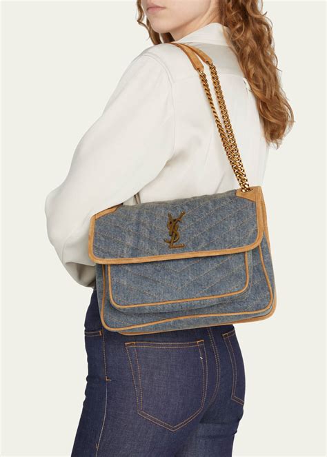 ysl canvas tote bags|YSL denim tote.